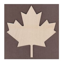 Maple Leaf Wooden Craft Shapes - Perfect For Crafts – Laserworksuk