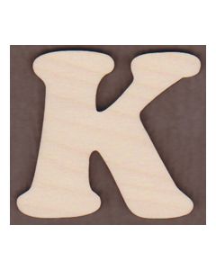 Laser cut Letter K