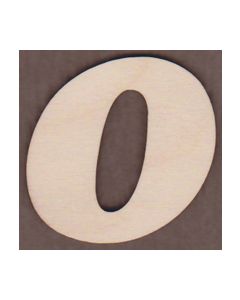 Laser cut Letter O