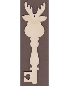 WT2721-Laser cut Decorative Key-Reindeer