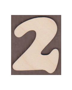 Laser cut Number 2