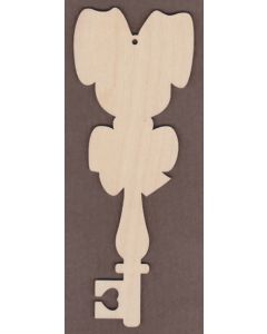 WT2749 Laser cut Decorative Key- Jeanne-Easter Bunny