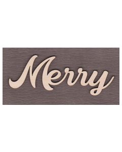 WS2512 Merry Sign 8" wide x 3" tall