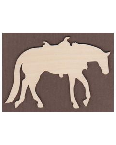 WT1060-Laser cut Horse with Saddle