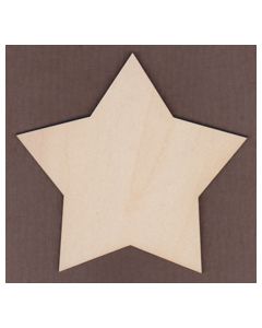WT1289-Laser cut Pointed Country Star