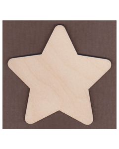 WT1279-Laser cut Round Country Star