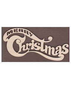 WT2058-Laser cut Merry Christmas Sign-Scroll