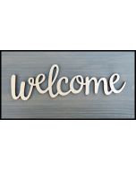 WS1552 Welcome Sign 8" wide x 2 3/8" tall