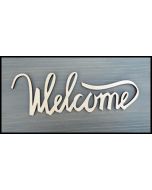 WS1601 Welcome Sign 6" wide x 2" tall