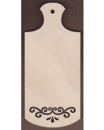 WT2858-Laser cut Bread Board Ornament-Scroll