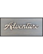 WS2652 Adventure Sign 6" wide x 1 3/8" tall