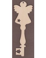 WT2717-Laser cut Decorative Key-Star Angel
