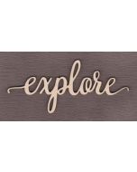 WS2805 Explore Sign 12" wide x 5 1/4" tall