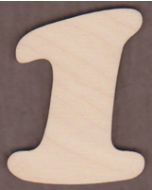 Laser cut Number 1