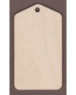 WT9124-Laser cut Christmas Gift Tag #3--6" tall x 3 3/8" wide