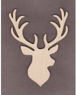 WT9517 Christmas Deer #1-6" tall x 4 1/2" wide