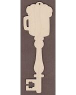 WT2746-Laser cut Decorative Key-Beer Mug