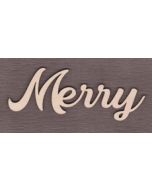 WS2512 Merry Sign 8" wide x 3" tall