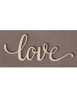 WS2071 Scroll Love Sign 8" wide x 3 1/16" tall