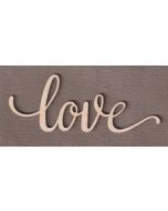 WS2072 Scroll Love Sign 10" wide x 3 13/16" tall