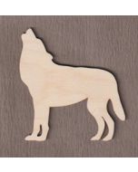 WT5065 Standing Wolf 4" tall x 3 3/4" wide