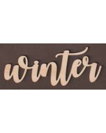 WS3008 Winter Sign 12" wide x 4 3/4" tall