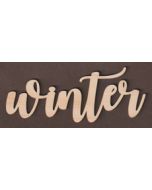 WS3007 Winter Sign 10" wide x 4" tall