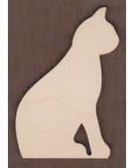 WT2863-Laser cut Sitting Cat