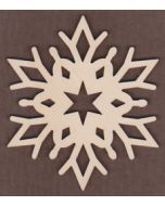 WT1186-Laser cut Alpine Scroll Snowflake