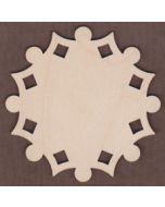WT1166-1 Laser cut Corinne's Snowflake 3"