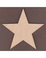 WT1313-Laser cut Sheriff Star-4"