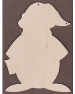 WT2277-Laser cut Frosty Fun Penguin from the Decorative Painting book Chilly Chatter by Renee Mullins