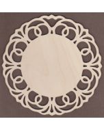 WT1944-Laser cut Lacy Filigree Plaque