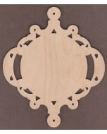 WT1948-Laser cut Lacy Circle Ornament