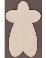 WT2000-Laser cut Gingerbread Man-1 1/2" tall x 1" wide