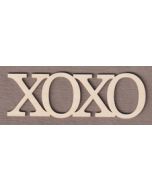 WS3002 XOXO Plain Sign 10" wide x 3 3/8" tall