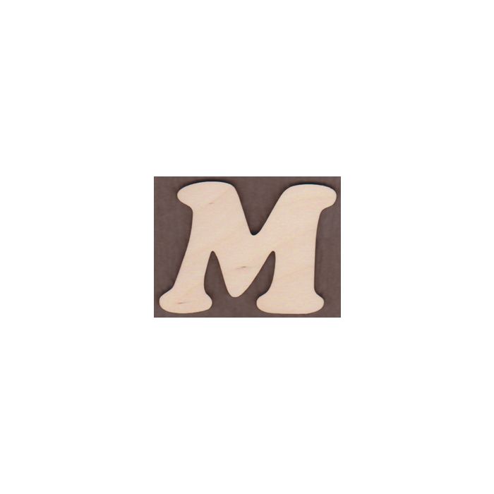 Laser cut Letter M