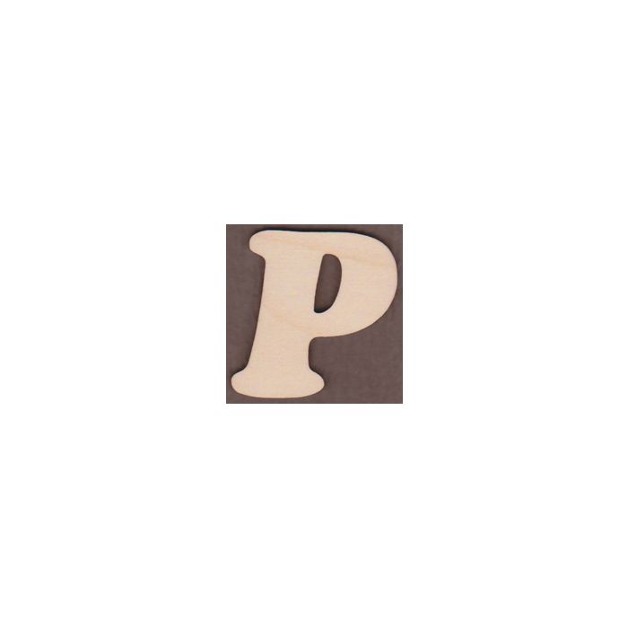 Laser cut Letter P