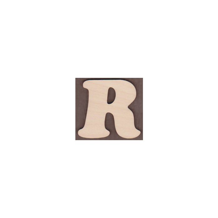 Laser cut Letter R