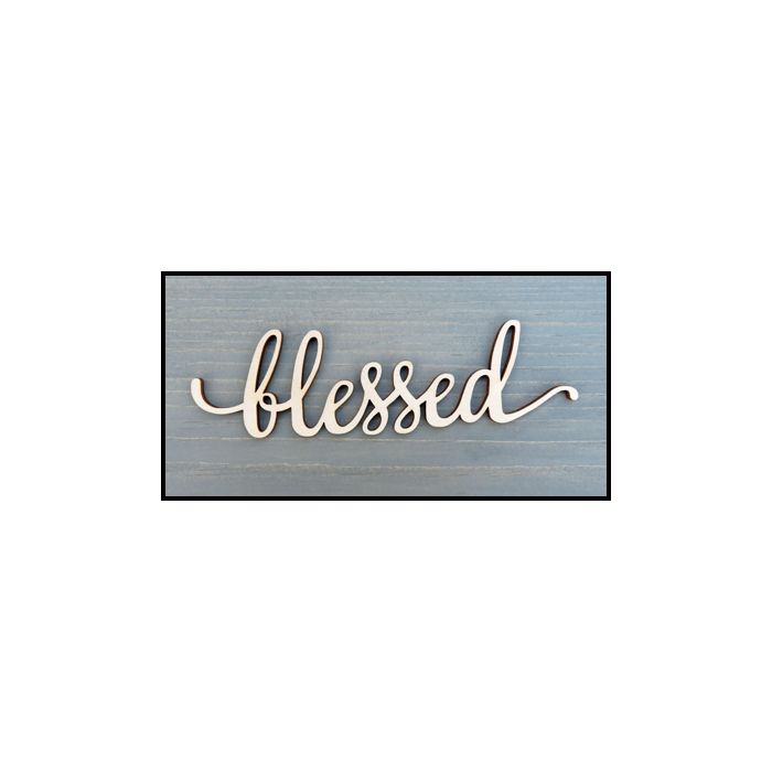 WS1804 Scroll Blessed Sign 12