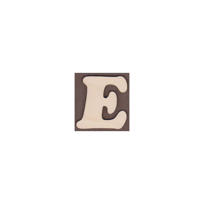 Laser cut Letter E