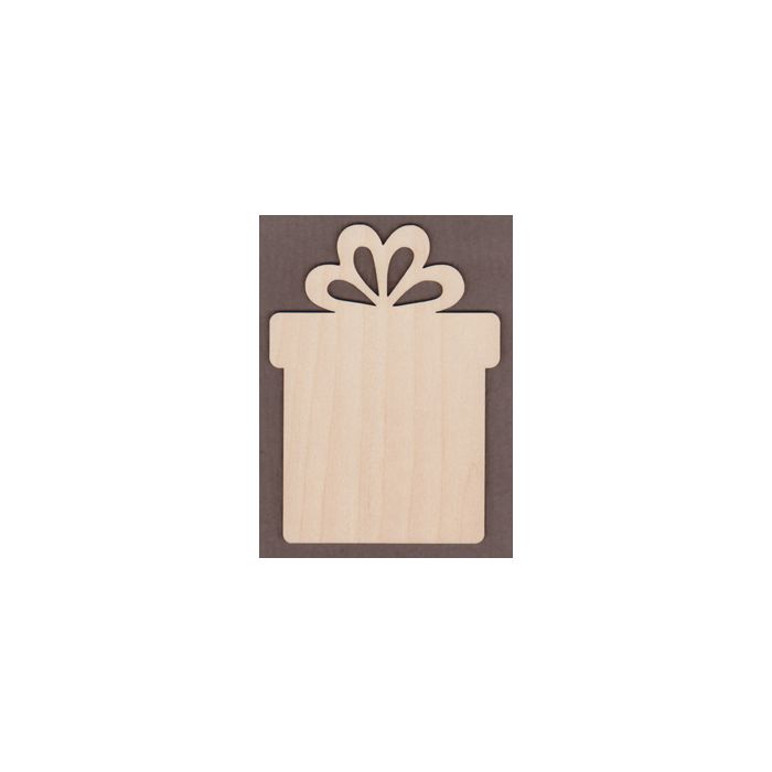 WT9377-Square Gift Box Ornament-1 3/4