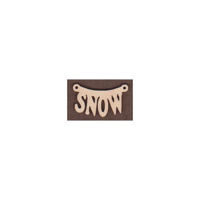 WT2091-Laser cut Snow Sign-Hanging