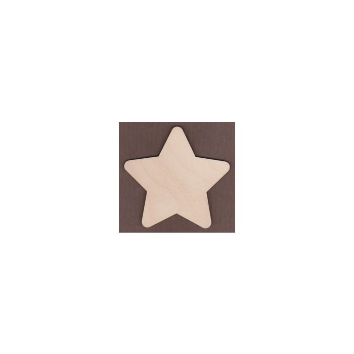 WT1279-Laser cut Round Country Star