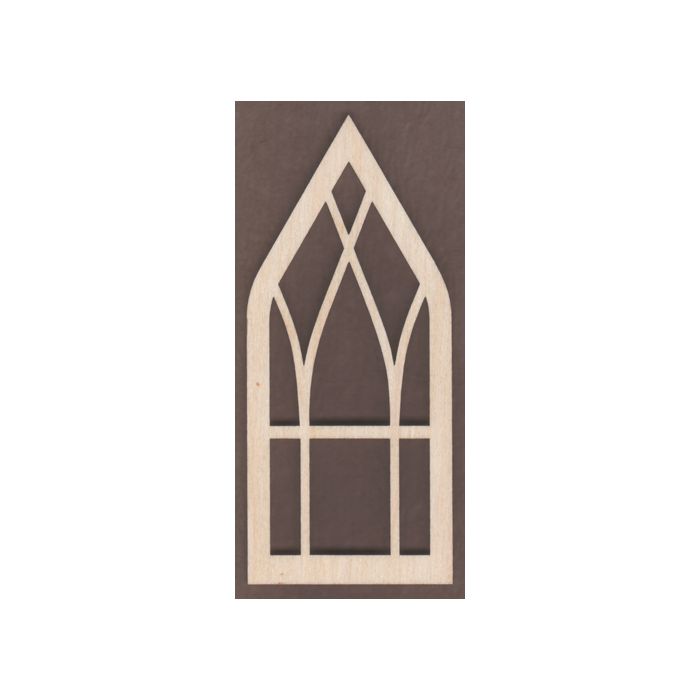 WT1825-Laser cut Window-Church-Narrow