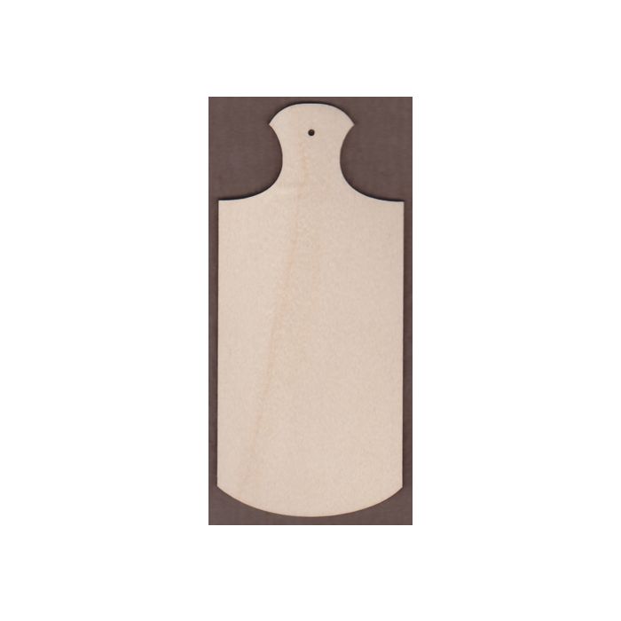 WT2868-Laser cut Bread Board Ornament-Plain