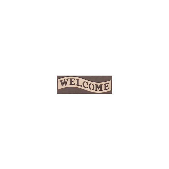 WT2049-Laser cut Welcome Sign-Wavy Banner