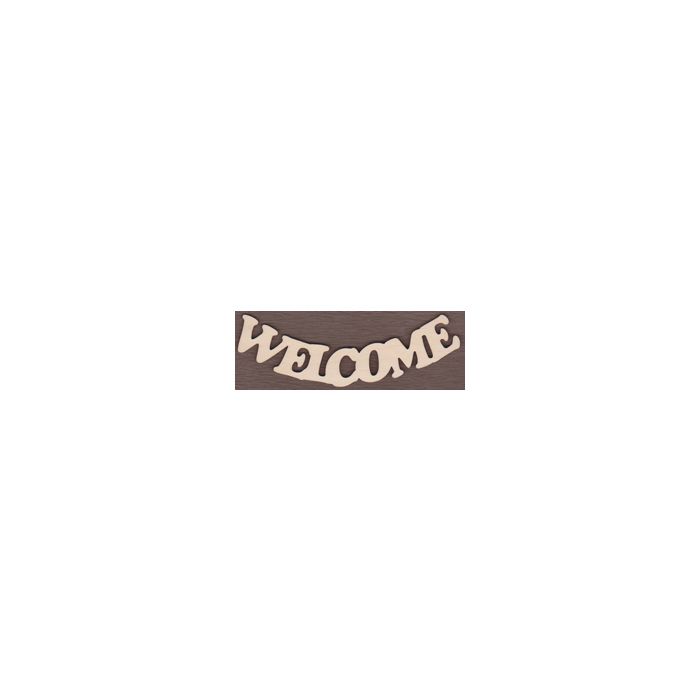 WT2032-Laser cut Welcome Sign-Arched Down